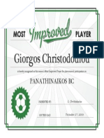 Giorgos Christodoulou: Panathinaikos BC