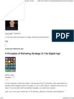 4 principles of marketing strategy in the digital age