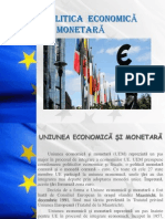 Politica Economica Si Monetara