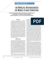 Challenges On Wireless Heterogeneous Networks For Mobile Cloud Computing