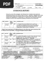 Sec 11 - Evidence Reports