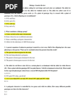 Bikini Bottom Genetics Student Worksheet Genotype Dominance Genetics