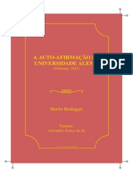 Heidegger Martin Auto Afirmacao Universidade Alema