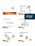 Software e Sistema Operacional Windows: Tipos de Softwares