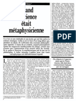 Gérard Simon - Quand La Science Était Métaphysicienne