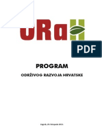 ORaH - Održivi Razvoj Hrvatske Program Stranke
