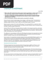 Download World Nuclear Association - Uranium Enrichment by jennabush SN19415042 doc pdf