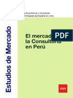 El mercado de la Consultoría en el Perú