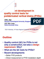 Some Recent Development in Quality Control Tests For Prefabricated Vertical Drains (PVDS)