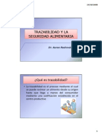 Trazabilidad y La Seguridad Alimentaria Ppt. Lic. José Antonio Peñafiel Vásquez. Especialidad de Industria Alimentaria. Facultad Agropecuaria y Nutrición. UNE Enrique Guzman y Valle La Cantuta PDF