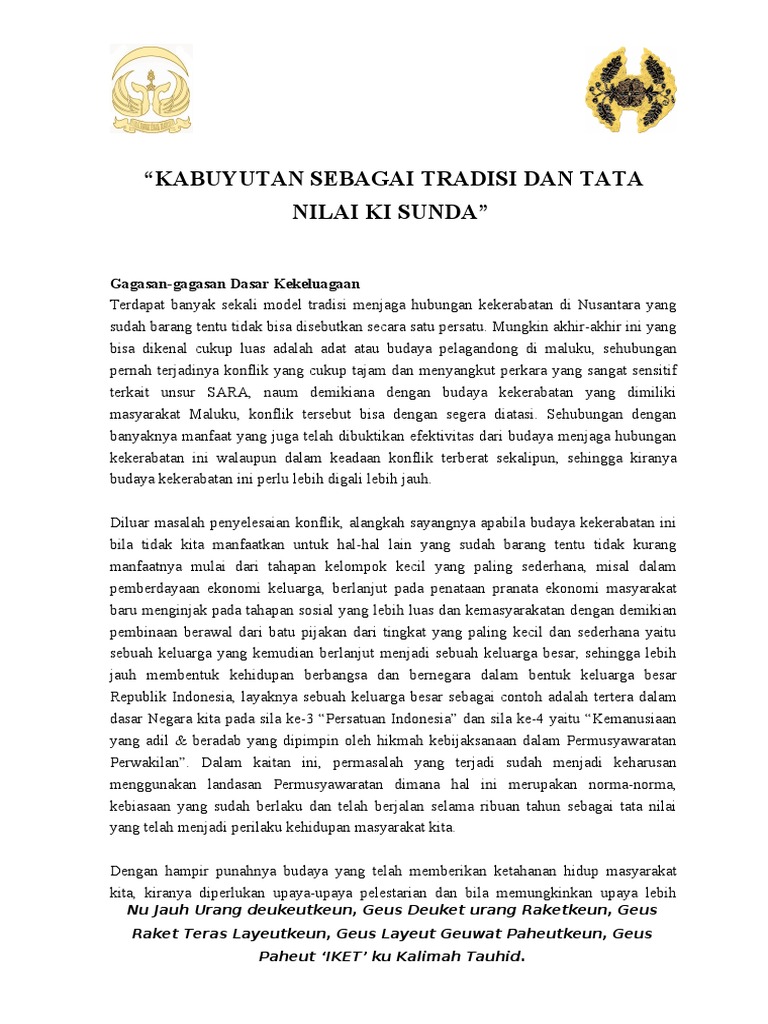 Gambar Kata Kata Bahasa Sunda Papatah Kolot Baheula 