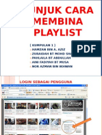 Tunjuk Cara EduWeb TV - Playlist