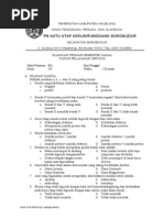 Soal Mid Ipa Kelas Ix