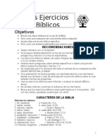 Ejercicios Biblicos I