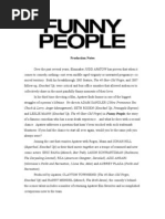 Download Funny People Production Notes Approved by Jorge Israel Figueroa SN19416698 doc pdf