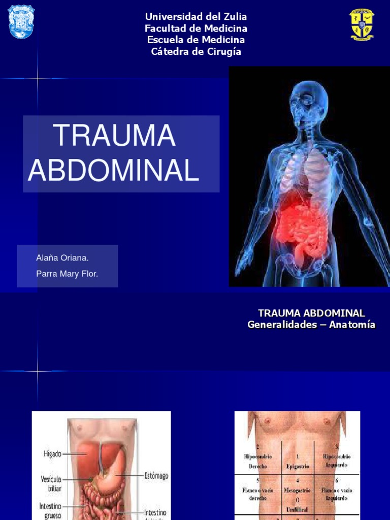 Clasificación del Trauma Abdominal | PDF | Lesión | Abdomen