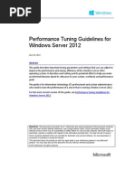 Performance Tuning Guidelines Windows Server 2012