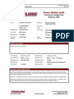 Power Quality Audit: Powerlines Sample Site Anytown, Usa