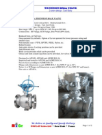 MIGZ Trunnion Ball Valve, CastBody, 2pc 2014