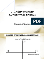 Prinsip Konservasi Energi