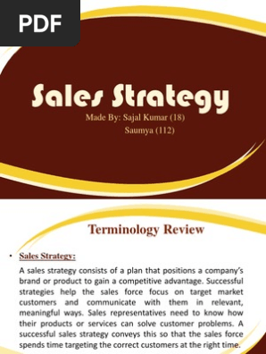 Sales Strategy