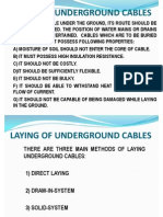 Laying Underground Cables Guide