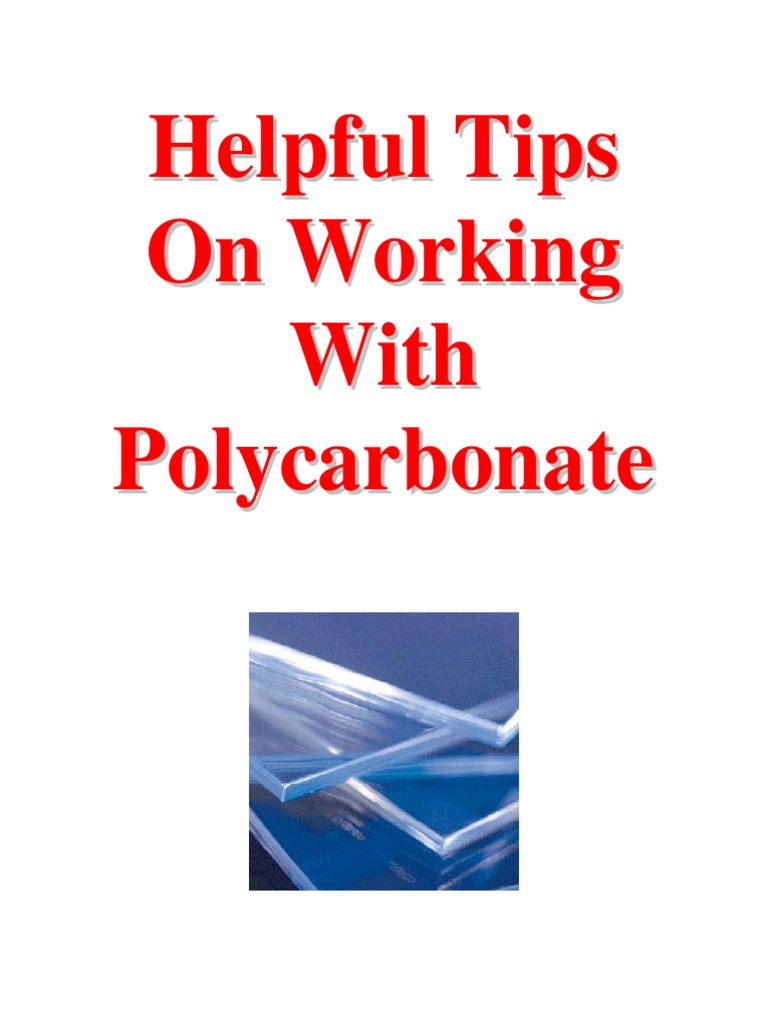 THE ULTIMATE GUIDE TO POLYCARBONATE intelligence overview