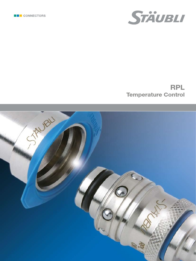 RPL Staubli D100e Electrical Connector Mechanical Engineering