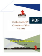 AML - KYC Compliance Officer Certification