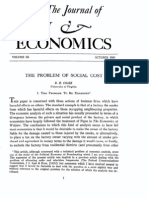Coase Social Cost JLE 1960