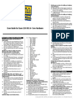 Cram Guide For Exam 220-301 A+ Core Hardware: Domain 1 Installation, Configuration, and Upgrading