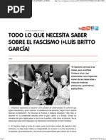 TODO LO QUE NECESITA SABER SOBRE EL FASCISMO (+LUIS BRITTO GARCÍA)