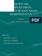 Antitusif, Ekspektoran, Mukolitik Dan Nasal Dekongestan