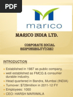 Marico CSR