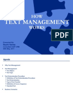 How Text Management Works