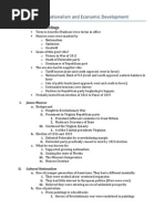 Ch.8 Amsco Apush Outline Nationalism and Economic Development