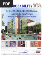 STAT 230 Notes 2013