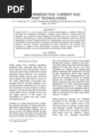 Download CYANIDE REMEDIATION CURRENT ANDPAST TECHNOLOGIES by CoraKiri SN194265787 doc pdf