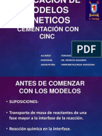 Aplicación de MODELOS CINETICOS