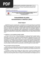 __Colonialidade Do Poder, Eurocentrismo e AL_Quijano