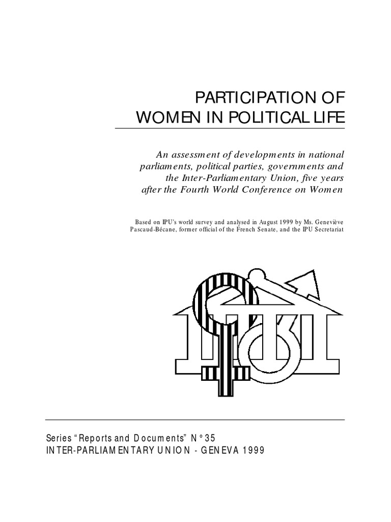 Participation of Women in Political Life | PDF | Social Institutions ...