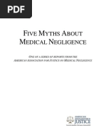 Five Myths About Medical Negligence