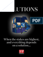 Solutions: When The Stakes Are Highest, and Everything Depends On A Solution..