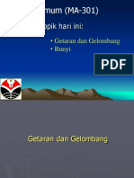 Getaran, Gelombang Dan Bunyi