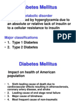 Nursing Care of PT With Diabetes