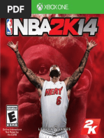 NBA 2K14 XBOX ONE MANUAL