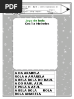 Montagem Do Texto Jogo de Bola