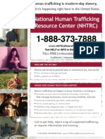 Human Trafficking Resource Center Flyer