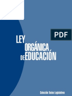 Ley Organica de Educacion