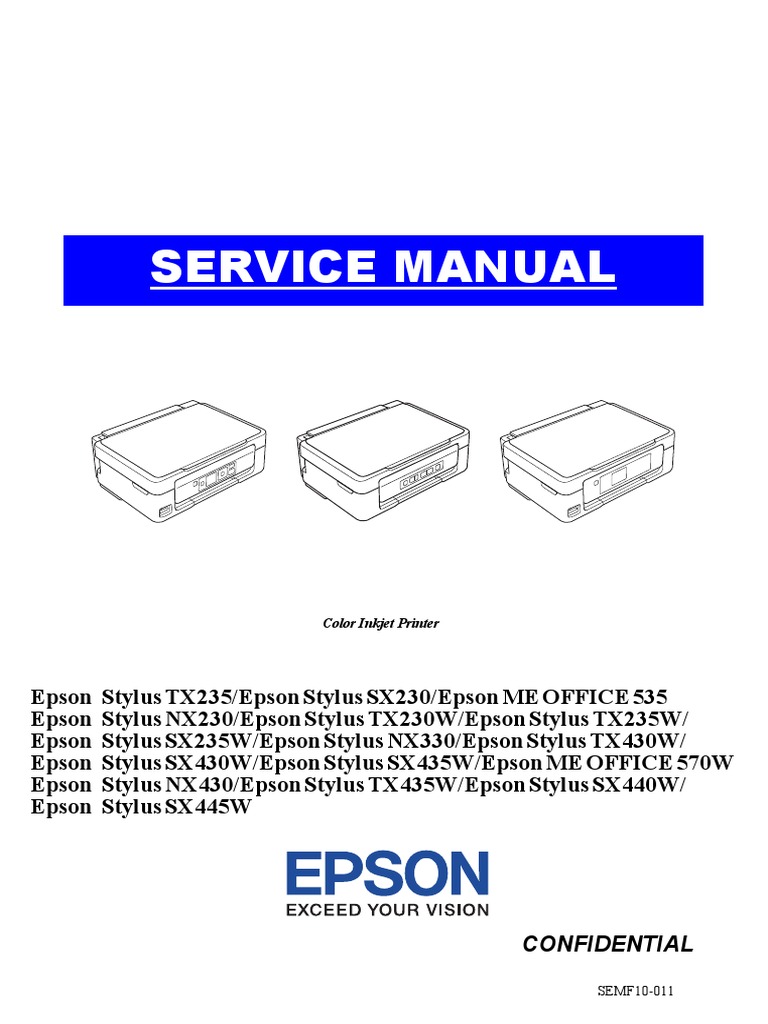 Adjustment program epson sx435w manual